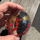 Red Rosary Vented Gas Cap