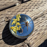 Spider & White Flower Bayonet Gas Cap