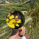 Monarch and Yellow Daisy Shift Knob