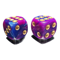 Marbled Dice Valve Caps