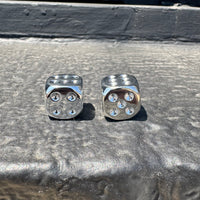 Chrome Dice Valve Caps