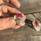 Rose Skull Valve Caps