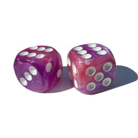 Marbled Dice Valve Caps