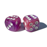 Marbled Dice Valve Caps