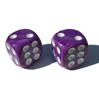 Marbled Dice Valve Caps