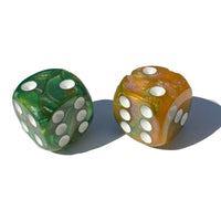 Marbled Dice Valve Caps