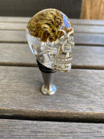 Weed Skull Wine Bottle Topper